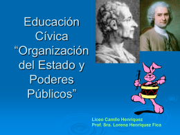 3dif Educación Cívica Organización del Estado y Poderes Públicos