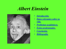 Albert Einstein, un genio con malas notas