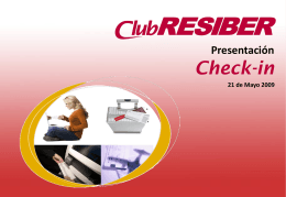 RESIBERpax - Check-In