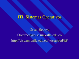 ITI: Sistemas Operativos