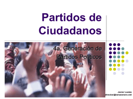 Partidos de Ciudadanos