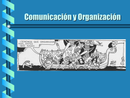 Comunicación y Organización