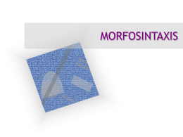 14. Morfosintaxis