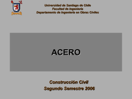 aceros - Universidad de Santiago