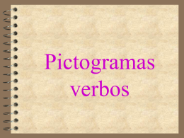 Pictogramas verbos - Disfasia en Zaragoza