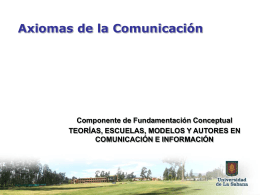 5. COMUNICACION HUMANA AXIOMAS PALO