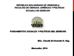 PRESENTACION CLASE DE FUND SOCIALES Y POLI DEL