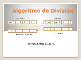 Algoritmo de División