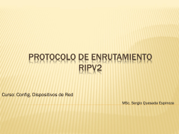 Protocolo de Enrutamiento RIPv2