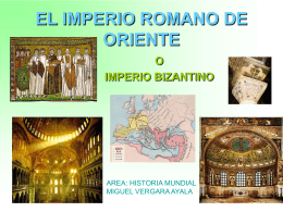 el imperio bizantino o romano de oriente