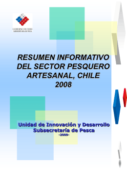 resumen informativo del sector pesquero artesanal, chile 2008