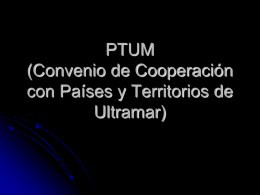 PTUM (Países y Territorios de Ultramar)