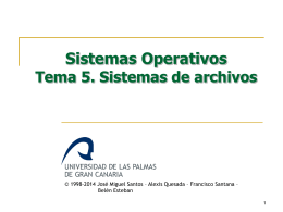 FSO-05-Sistemas de archivos - Servidor de Información de