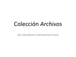 Clase 9. Colección Archivos