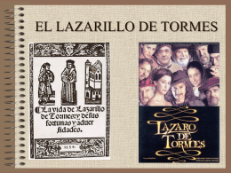 EL LAZARILLO DE TORMES - Marcelina