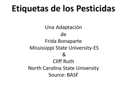 Pesticide Labels por Cliff Ruth & Frida Bonaparte