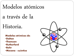 Modelos Atomicos (Química