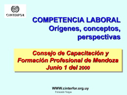 Conceptos y fases de la competencia laboral