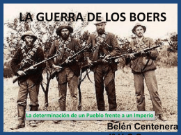 La Guerra de los Boers