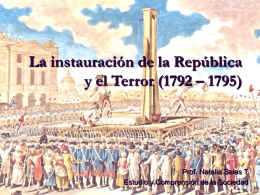 La instauración de la República y el Terror