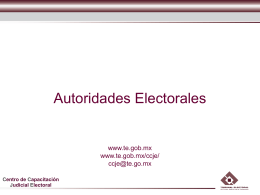 Autoridades Electorales - Tribunal Electoral del Estado de Nuevo