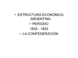 Economía en tiempos de Rosas 1835