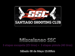 Diseño etapas - Santiago Shooting Club