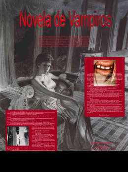 Novela de Vampiros - Fundación Alonso Quijano