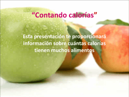 “Contando calorías”