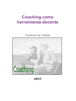 Coaching como Herramienta Docente.