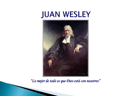 JUAN WESLEY - Iglesia Metodista de Puerto Rico El Redentor