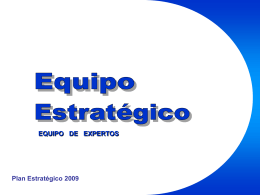 Plan Estratégico 2009
