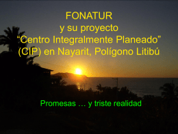 FONATUR y su proyecto “Centro Integralmente Planeado” en Litibú