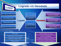 LOGO Logrado v/s Heredado
