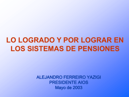 Alejandro Ferreiro - mayo - (FIAP) Federación Internacional de