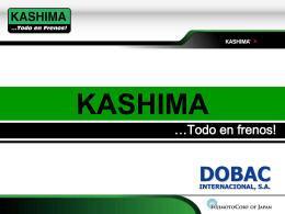 Diapositiva 1 - Freno Kashima