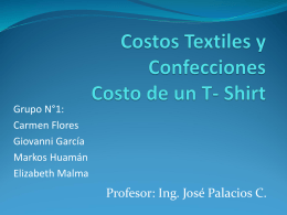 Costos Textiles en Confecciones