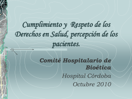 Hospital Córdoba - Gobierno de la Provincia de Córdoba