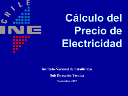 electricidad - Instituto Nacional de Estadísticas