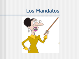 Los Mandatos - senoritakudrakespanol