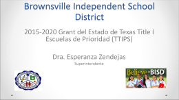 Modelo de Transformación - Brownsville Independent School District