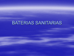 BATERIAS SANITARIAS