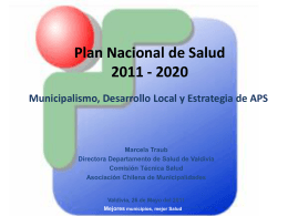 Recurso Humano APS - Asociación Chilena de Municipalidades