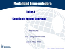 Taller 3: Modulo I - Tecnológico de Monterrey