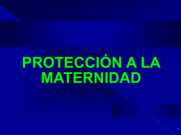 protección a la maternidad - Universidad Sergio Arboleda