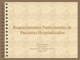 rec.nutricionales 2007 - Facultad de Medicina UFRO