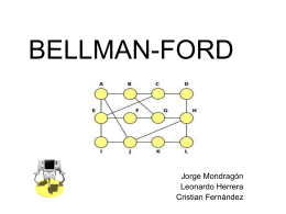 BellMan Ford Animación - upcAnalisisAlgoritmos