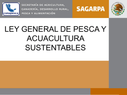 ley general de pesca y acuacultura sustentables