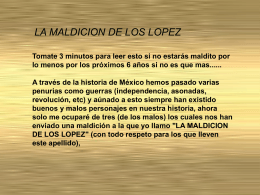 Maldición de los López - Reportajes Metropolitanos