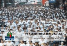 Plan Vasco del Deporte
